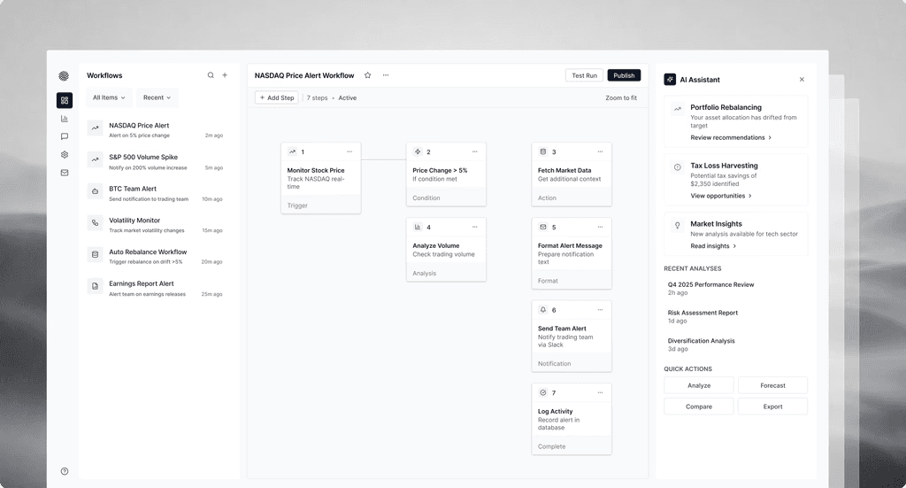 Platform dashboard preview